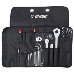 Unior Bike Tools Werkzeugrolltasche Pro Tool Wrap Set - 20-Teilig